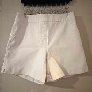 SPANX Women's High Waist White Shorts